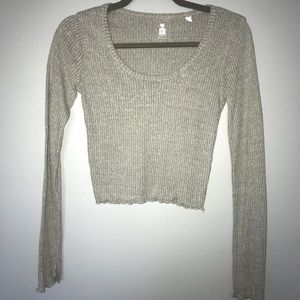 Long Sleeve Crop Top